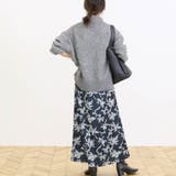 シャドーフラワーセミフレアロングスカート | FUNNY COMPANY＋  | 詳細画像6 