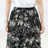 フラワープリントフレアスカート | FUNNY COMPANY＋  | 詳細画像22 