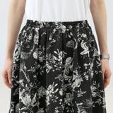 フラワープリントフレアスカート | FUNNY COMPANY＋  | 詳細画像21 