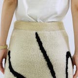 ラインジャガードロングニットスカート | FUNNY COMPANY＋  | 詳細画像21 