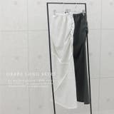 ドレープ切替裏毛ロングスカート | FUNNY COMPANY＋  | 詳細画像2 