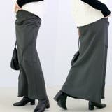 ドレープ切替裏毛ロングスカート | FUNNY COMPANY＋  | 詳細画像9 