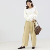 パイピングタックカーブパンツ | FUNNY COMPANY＋  | 詳細画像5 