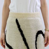 ラインジャガードロングニットスカート | FUNNY COMPANY＋  | 詳細画像20 