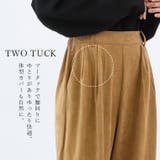 フェイクスエードツータックワイドパンツ | FUNNY COMPANY＋  | 詳細画像7 