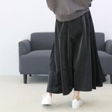 メタリックギャザーフレアスカート | FUNNY COMPANY＋  | 詳細画像9 