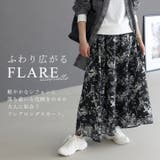 フラワープリントフレアスカート | FUNNY COMPANY＋  | 詳細画像6 