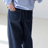 10ozセンタープレスデニムワイドパンツ | FUNNY COMPANY＋  | 詳細画像6 