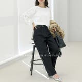 10ozセンタープレスデニムワイドパンツ | FUNNY COMPANY＋  | 詳細画像9 