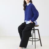 裏起毛ストレッチストレートワイドパンツ | FUNNY COMPANY+ | 詳細画像3