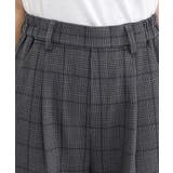 先染めチェックタックワイドパンツ | FUNNY COMPANY+  | 詳細画像21