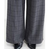 先染めチェックタックワイドパンツ | FUNNY COMPANY+  | 詳細画像23