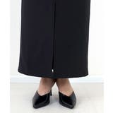 エステルスパンフロントスリットロングスカート | FUNNY COMPANY＋  | 詳細画像22 