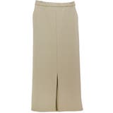 エステルスパンフロントスリットロングスカート | FUNNY COMPANY＋  | 詳細画像25 