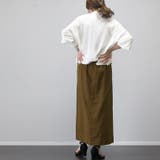 コットンリネンスリットドロストスカート | FUNNY COMPANY+ | 詳細画像4