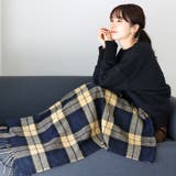 チェック大判ストール | FUNNY COMPANY＋  | 詳細画像6 