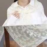 チュールフラワーレース三角スカーフ | FUNNY COMPANY＋  | 詳細画像7 