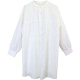とろみツイルバックシャーリングシャツチュニック | FUNNY COMPANY＋  | 詳細画像23 