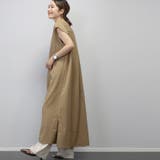 変わり織りキーネックワンピース | FUNNY COMPANY+ | 詳細画像9