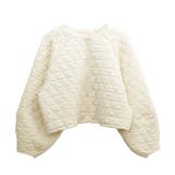 キルティングノーカラーブルゾン | FUNNY COMPANY＋  | 詳細画像25 