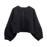 キルティングノーカラーブルゾン | FUNNY COMPANY＋  | 詳細画像24 