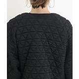 キルティングノーカラーブルゾン | FUNNY COMPANY＋  | 詳細画像23 