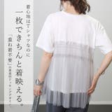 T/C天竺ｘチュールドッキングカットソー | FUNNY COMPANY＋  | 詳細画像4 