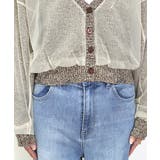 チュール重ねVネックカーディガン | FUNNY COMPANY＋  | 詳細画像23 