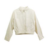 裾ギャザー両ポケシャツブルゾン | FUNNY COMPANY＋  | 詳細画像26 