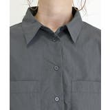 裾ギャザー両ポケシャツブルゾン | FUNNY COMPANY＋  | 詳細画像21 