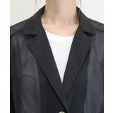 シアーオーガンジーテーラードジャケット | FUNNY COMPANY＋  | 詳細画像20 