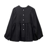 パールボタン前開きペプラムブラウス | FUNNY COMPANY+ | 詳細画像25