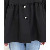 パールボタン前開きペプラムブラウス | FUNNY COMPANY+ | 詳細画像23