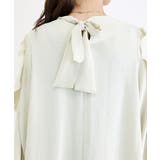 シワ加工袖フリル前開きブラウス | FUNNY COMPANY＋  | 詳細画像24 