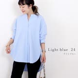 バンドカラーチュニックシャツ | FUNNY COMPANY＋  | 詳細画像18 