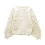 パイルジャガード柄編みニットプルオーバー | FUNNY COMPANY＋  | 詳細画像25 