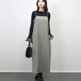 エステルツイルストライプキャミワンピース | FUNNY COMPANY＋  | 詳細画像9 