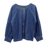 バレルスリーブデニムブルゾン | FUNNY COMPANY＋  | 詳細画像25 