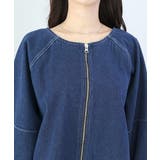 バレルスリーブデニムブルゾン | FUNNY COMPANY＋  | 詳細画像21 