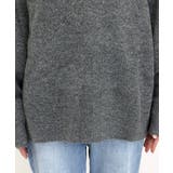 片畦編みVネックゆるニットプルオーバー | FUNNY COMPANY＋  | 詳細画像23 