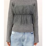 チュールレイヤードリブニットプルオーバー | FUNNY COMPANY＋  | 詳細画像23 