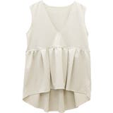 カットツイルVネックペプラムベスト | FUNNY COMPANY＋  | 詳細画像26 