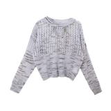 ローゲージ編地切替ニットプルオーバー | FUNNY COMPANY＋  | 詳細画像25 