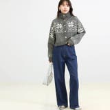 ノルディックジャガードハイネックカーディガン | FUNNY COMPANY+ | 詳細画像5