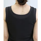 シアー切替ラッセル編み2WAYタンクトップ  | FUNNY COMPANY＋  | 詳細画像21 