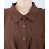 リネンブレンドドロストシャツチュニック | FUNNY COMPANY＋  | 詳細画像21 