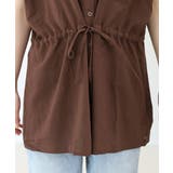 リネンブレンドドロストシャツチュニック | FUNNY COMPANY＋  | 詳細画像24 