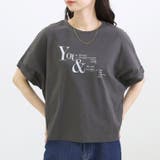 オーガニックコットンロゴプリントドルマンカットソー | FUNNY COMPANY＋  | 詳細画像7 