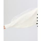 袖チュール重ねボーダー2WAYカーディガン | FUNNY COMPANY＋  | 詳細画像22 