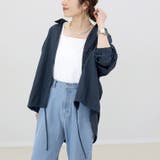 シワ加工後ろギャザー裾ドロストシャツ | FUNNY COMPANY+ | 詳細画像3